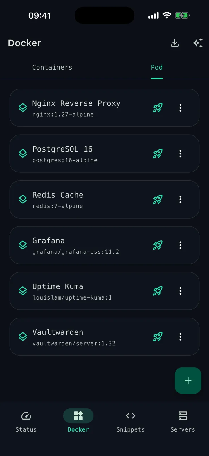 Pod templates